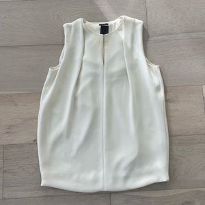 Calvin Klein White Sleeveless Blouse (Size 0)